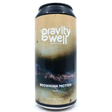 Gravity Well Brownian Motion Porter 6% (440ml can)-Hop Burns & Black