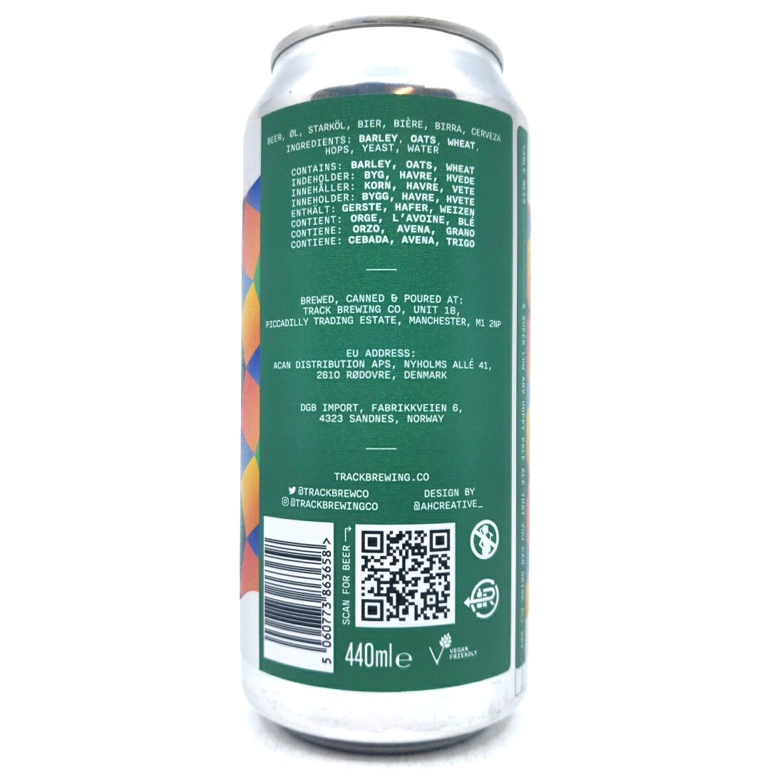 Track Tessellate Table Beer 3% (440ml can)-Hop Burns & Black