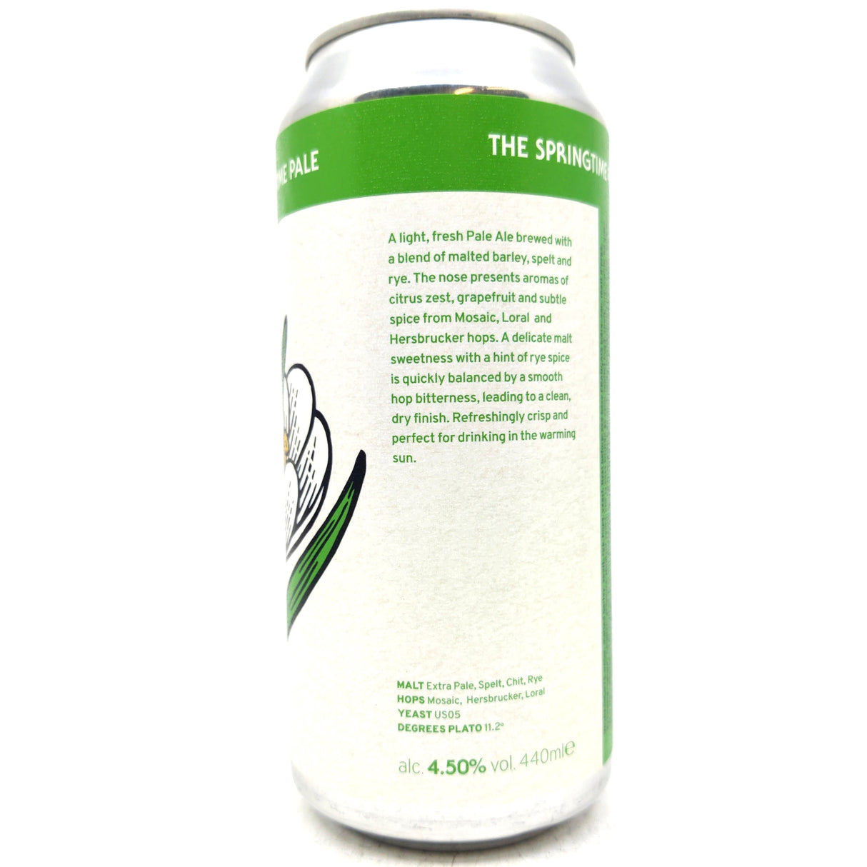 Anspach & Hobday Springtime Pale 4.5% (440ml can)-Hop Burns & Black