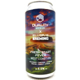 Elusive Brewing x Duality Fresh Start Fever West Coast IPA 5.5% (440ml can)-Hop Burns & Black