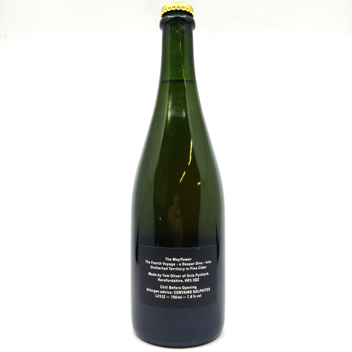 Oliver's Fine Cider The Mayflower Fourth Voyage Into Uncharted Territory 7.8% (750ml)-Hop Burns & Black