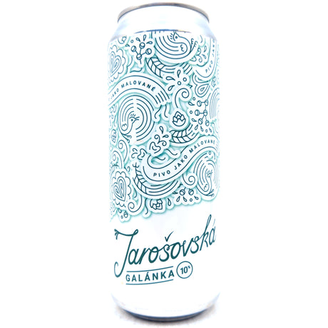 Jarosovsky Pivovar 10 Galanka Lager 4.1% (500ml can)-Hop Burns & Black