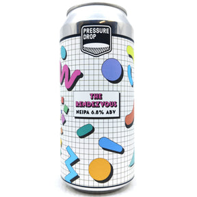 Pressure Drop x Gamma Brewing The Rendezvous IPA 6.8% (440ml can)-Hop Burns & Black