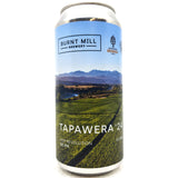 Burnt Mill Tapawera New Zealand IPA 6% (440ml can)-Hop Burns & Black