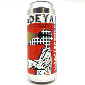 DEYA Interference Double IPA 8% (500ml can)-Hop Burns & Black
