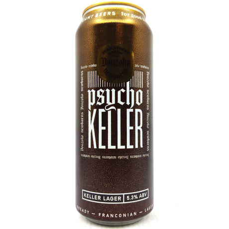 Donzoko x Newbarns Psycho Keller Lager 5.5% (500ml can)-Hop Burns & Black