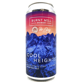 Burnt Mill Cool Heights Mountain Pale Ale 5.5% (440ml can)-Hop Burns & Black
