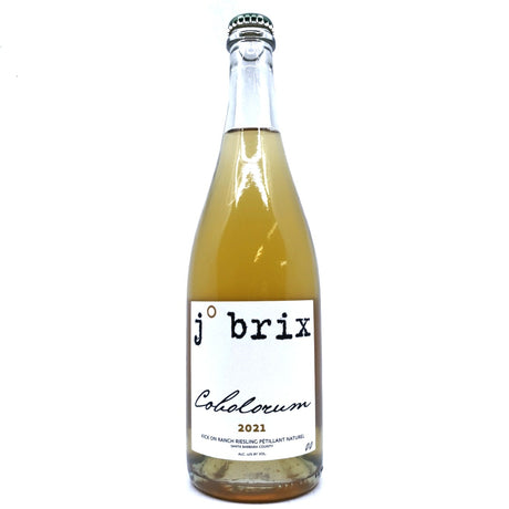 J Brix Cobolorum Riesling Pet Nat 12% (750ml)-Hop Burns & Black