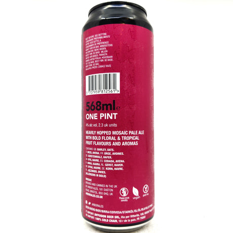 Arbor Mosaic Gluten Free Single Hop Pale Ale 4% (568ml can)-Hop Burns & Black