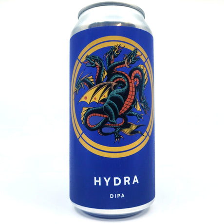 Otherworld Hydra Double IPA 7.8% (440ml can)-Hop Burns & Black
