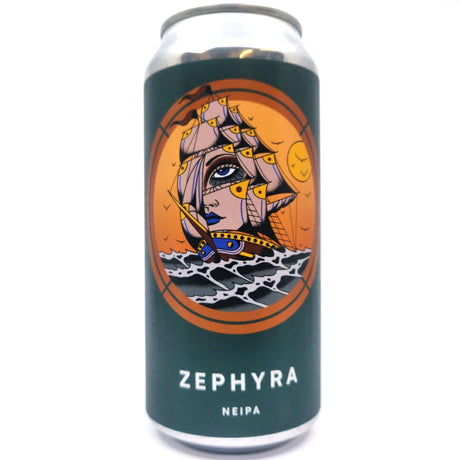 Otherworld Zephyra New England IPA 5.6% (440ml can)-Hop Burns & Black
