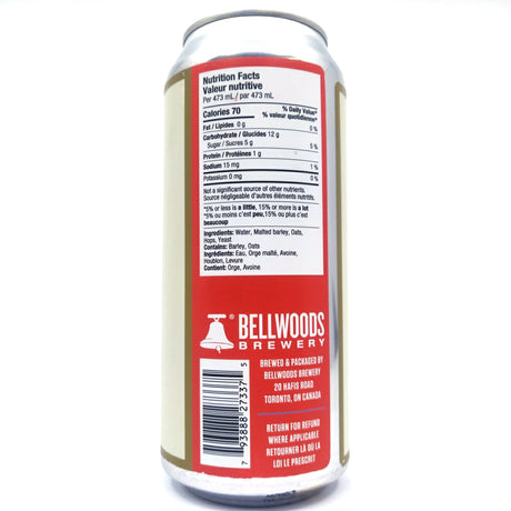 Bellwoods Stay Classy Non Alcoholic IPA 0.5% (473ml can)-Hop Burns & Black