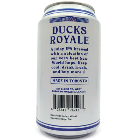 Burdock Ducks Royale IPA 7% (355ml can)