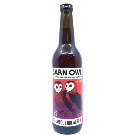 Bellwoods Barn Owl No. 30 Wild Ale & Purple Plum 6.3% (500ml)-Hop Burns & Black