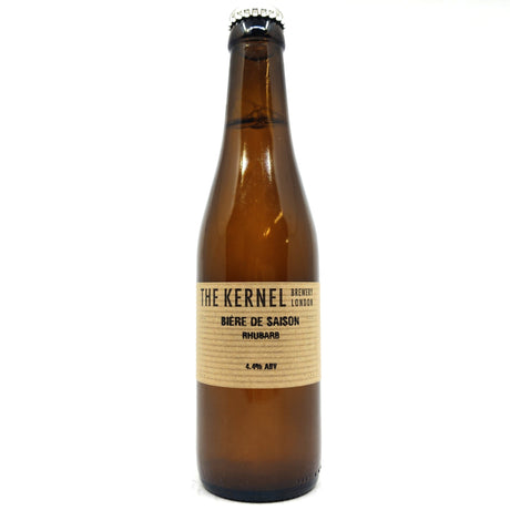 Kernel Biere de Saison Rhubarb 4.4% (330ml)-Hop Burns & Black