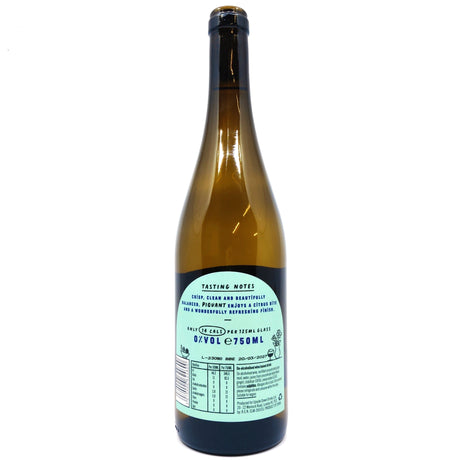 Wednesday's Domaine Piquant Alcohol-free White Wine 0.04% (750ml)-Hop Burns & Black