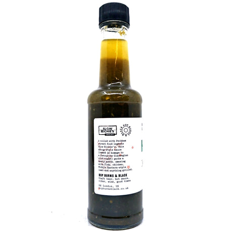 Hop Burns & Black x Slow Richie's Hoptimo Zesty Garlic Hot Sauce (150ml)-Hop Burns & Black