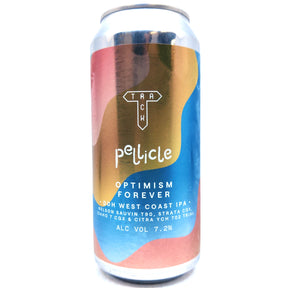 Track x Pellicle Optimism Forever West Coast IPA 7.2% (440ml can)-Hop Burns & Black
