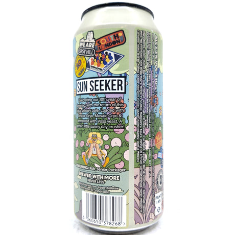 Gipsy Hill Sun Seeker DDH Pale Ale 5.5% (440ml can)-Hop Burns & Black