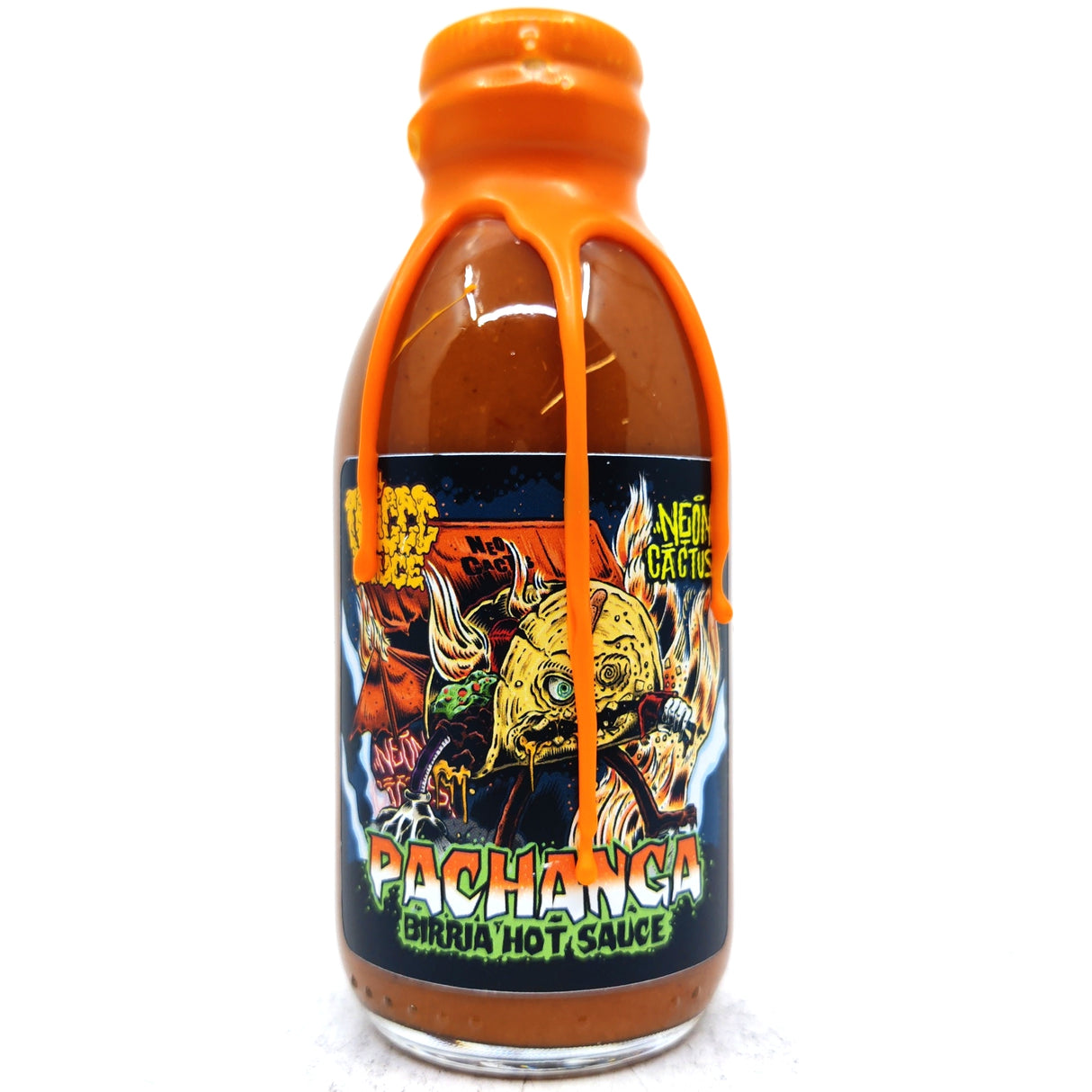 Thiccc Sauce x Neon Cactus Pachanga Birria Hot Sauce (150ml)-Hop Burns & Black