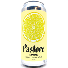 Pastore Limone Sour 2.5% (440ml can)-Hop Burns & Black
