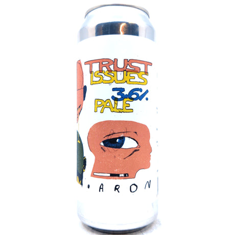 Baron Brewing Trust Issues Pale Ale 3.6% (500ml can)-Hop Burns & Black