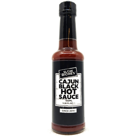 Slow Richie's Cajun Black Hot Sauce (150ml)-Hop Burns & Black