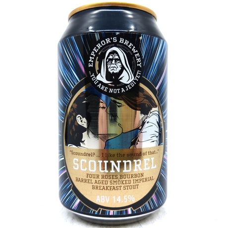 Emperor's Brewery BA Scoundrel Run 2023 Imperial Stout 14.5% (330ml can)-Hop Burns & Black