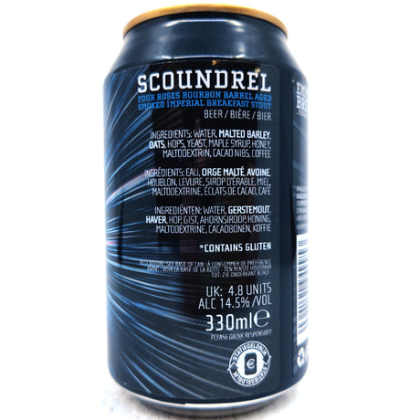 Emperor's Brewery BA Scoundrel Run 2023 Imperial Stout 14.5% (330ml can)-Hop Burns & Black