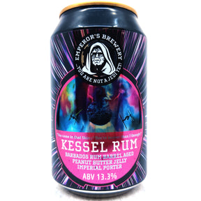 Emperor's Brewery BA Kessel Rum 2023 Imperial Porter 13.3% (330ml can)-Hop Burns & Black