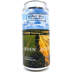 Burnt Mill Seven Acre Californian IPA 7% (440ml can)-Hop Burns & Black