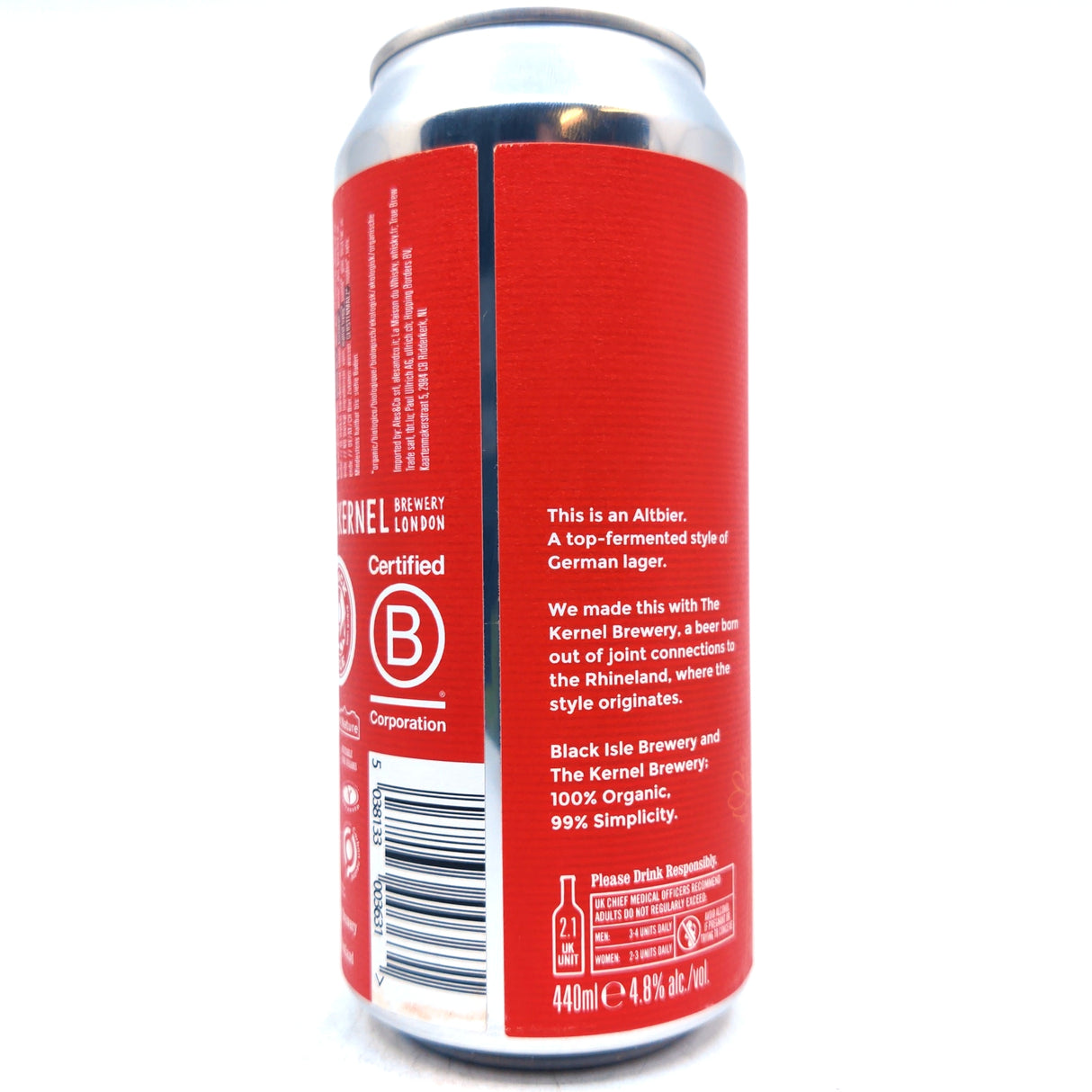 Black Isle x Kernel Brewery Altbier 4.8% (440ml can)-Hop Burns & Black