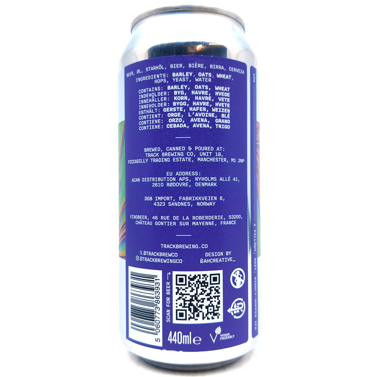 Track Flares IPA 6.5% (440ml can)-Hop Burns & Black