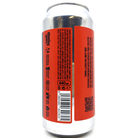 Howling Hops Party Wave Gluten Free West Coast Pale 4.5% (440ml can)-Hop Burns & Black
