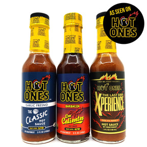 Hot Ones Season 24 Hot Sauce Trio (3 sauces)-Hop Burns & Black