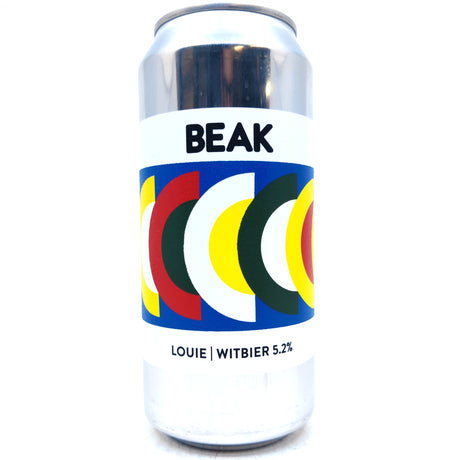 Beak Brewery Louie Witbier 5.2% (440ml can)-Hop Burns & Black