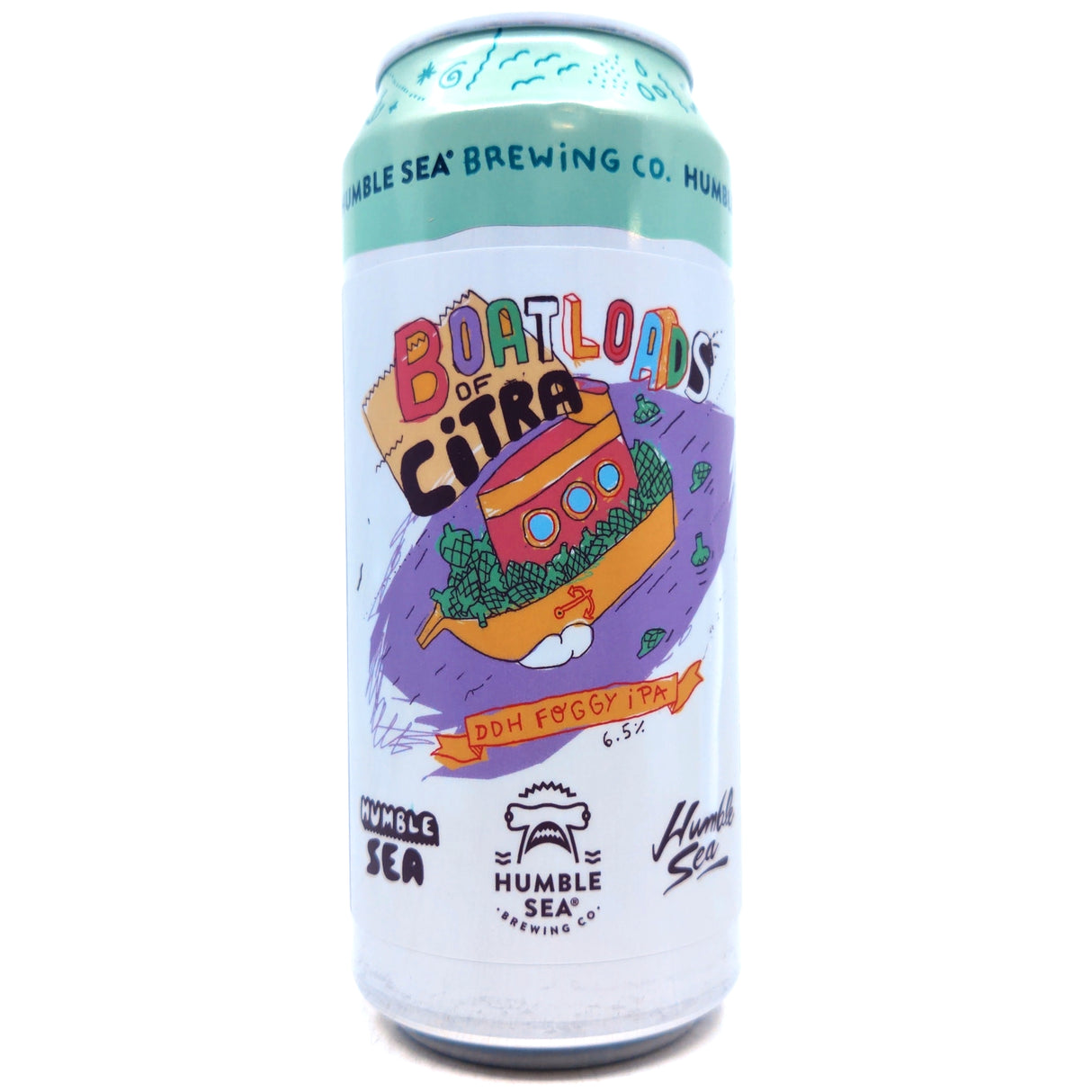 Humble Sea Boatloads of Citra IPA 6.5% (473ml can)-Hop Burns & Black