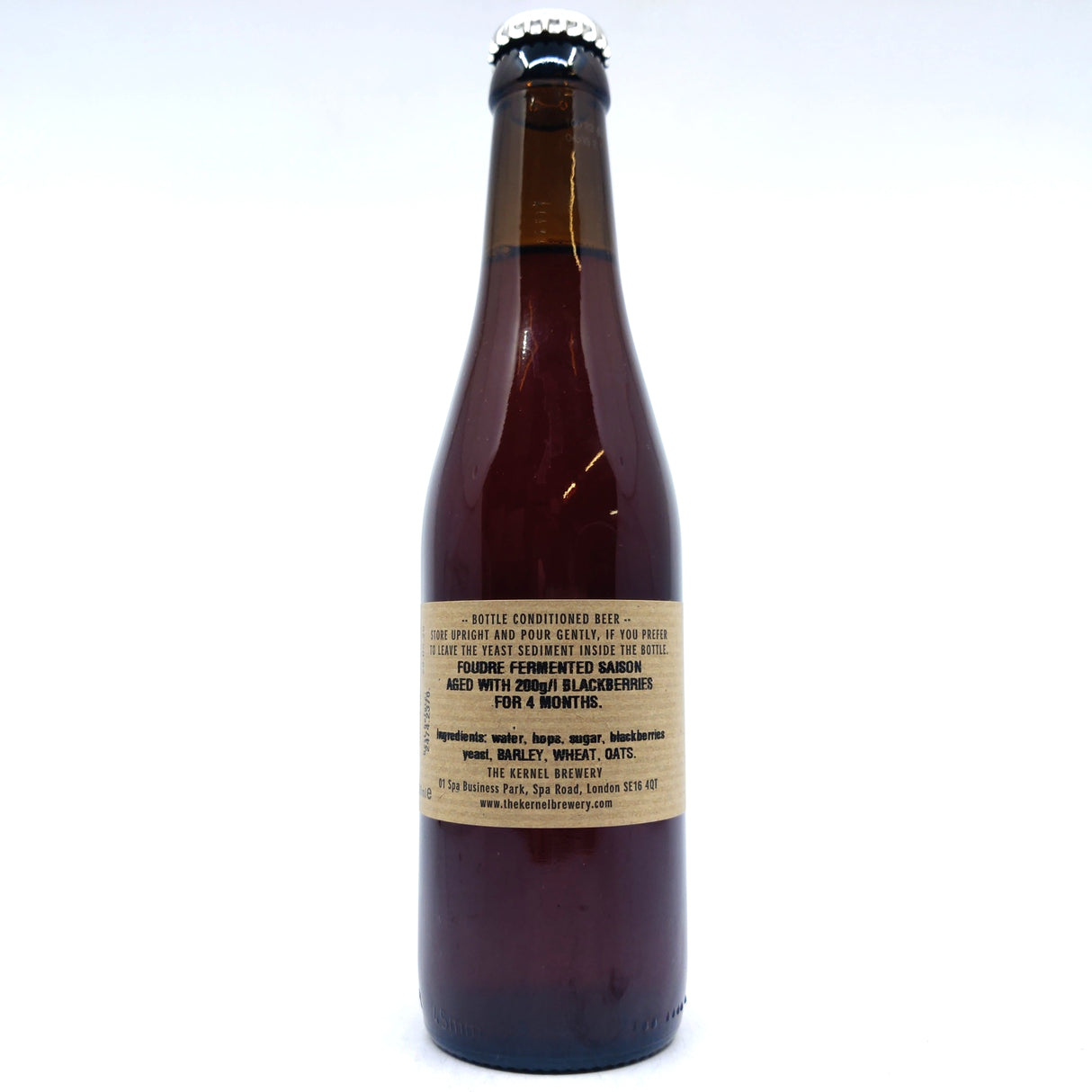 Kernel Biere de Saison Blackberry 4.8% (330ml)-Hop Burns & Black