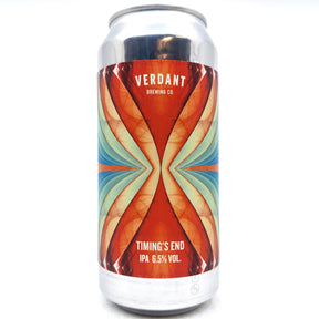 Verdant Timing's End IPA 6.5% (440ml can)-Hop Burns & Black