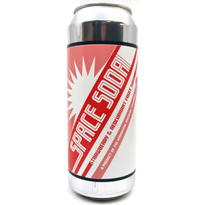 Makemake Space Soda Strawberry & Redcurrant Fruit Sour 5% (500ml can)-Hop Burns & Black