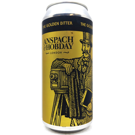 Anspach & Hobday The Golden Bitter 4% (440ml can)-Hop Burns & Black