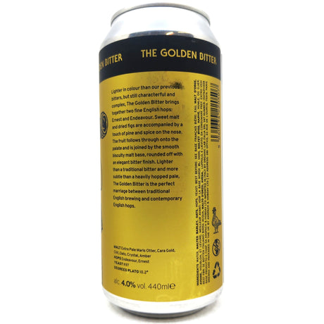 Anspach & Hobday The Golden Bitter 4% (440ml can)-Hop Burns & Black