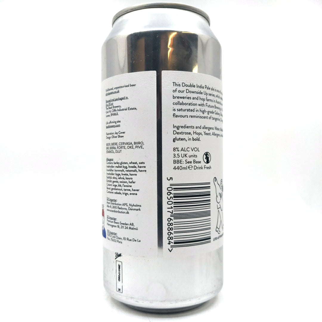 Beak Brewery x Future Brewing Subs Double IPA 8% (440ml can)-Hop Burns & Black