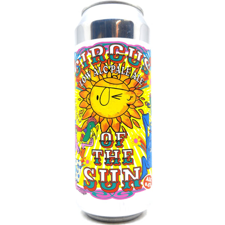 DEYA x Verdant Circus of the Sun Low Alc Pale Ale 0.5% (500ml can)-Hop Burns & Black