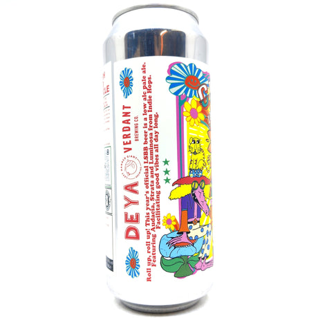 DEYA x Verdant Circus of the Sun Low Alc Pale Ale 0.5% (500ml can)-Hop Burns & Black
