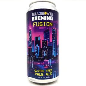 Elusive Brewing Fusion Pale Ale 4.5% (440ml can)-Hop Burns & Black