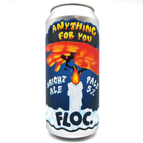 Floc Brewing Anything For You Bright Pale Ale 5% (440ml can)-Hop Burns & Black