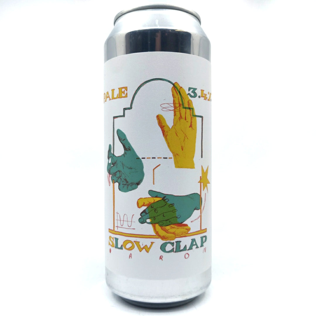 Baron Brewing Slow Clap Pale Ale 3.4% (500ml can)-Hop Burns & Black