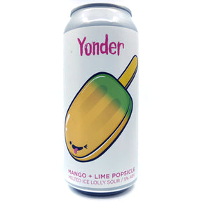 Yonder Mango & Lime Popsicle Melted Ice Lolly Sour 5% (440ml can)-Hop Burns & Black