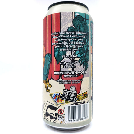 Gipsy Hill Atelier Table Saison 2.6% (440ml can)-Hop Burns & Black